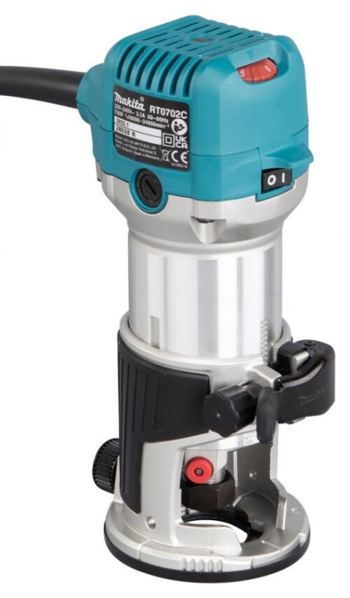 Makita RT0702CX3J FRESA MULTIFUNZIONE ACCESSORI FRESATURA 710W - immagine 3