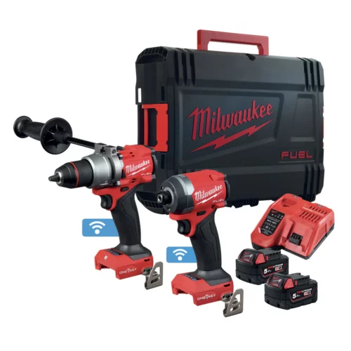 Milwaukee M18 ONEPP2A3-502X KIT COMBO TRAPANO E AVVITATORE 18V 5.0AH